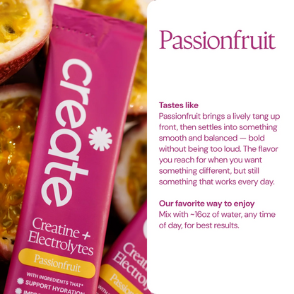 Creatine + Electrolytes Mix Passionfruit