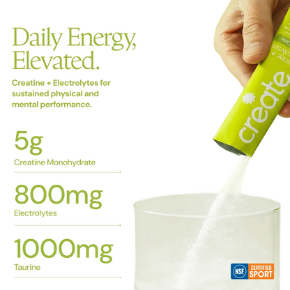 Creatine + Electrolytes Mix Lemon Lime