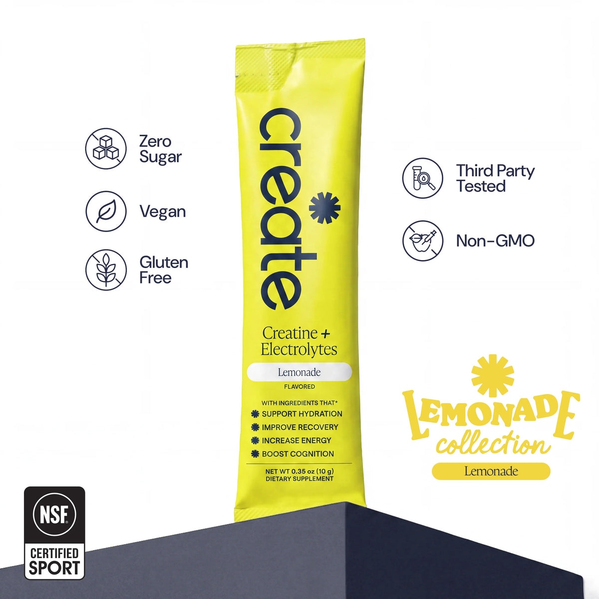 Creatine + Electrolytes Mix  Classic Lemonade