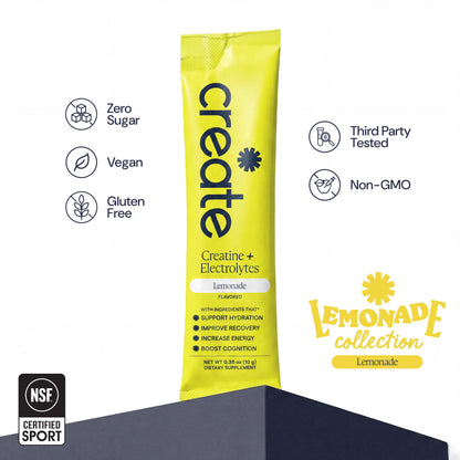 Creatine + Electrolytes Mix  Classic Lemonade