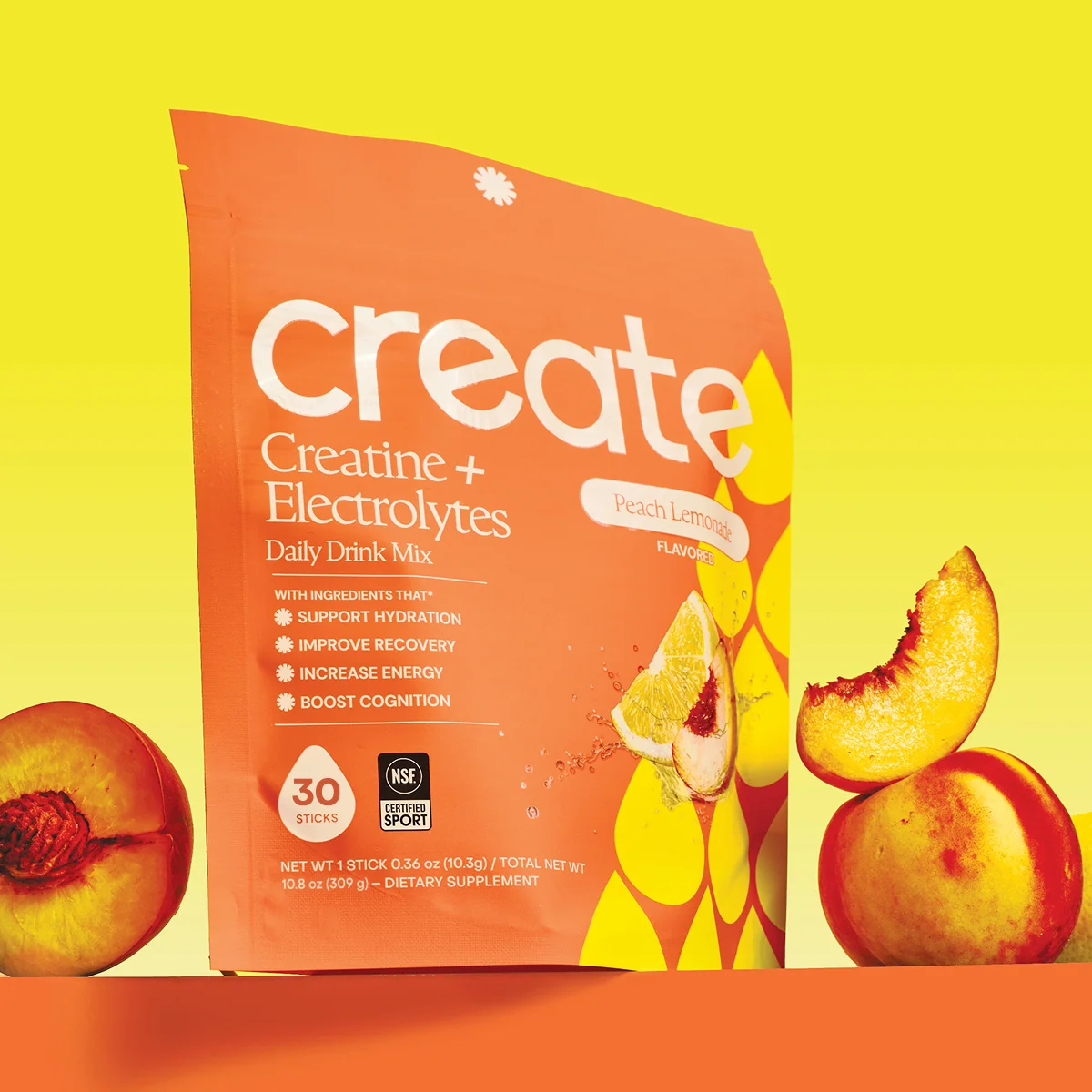 Creatine + Electrolytes Mix Peach Lemonade