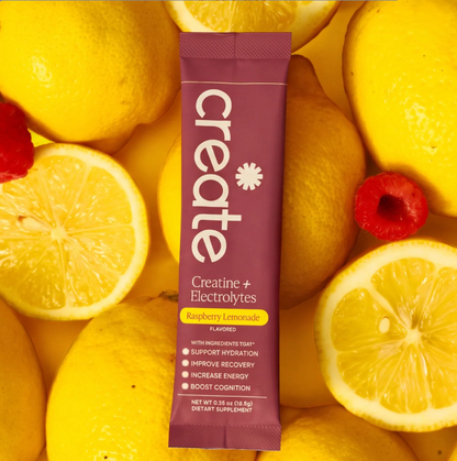 Creatine + Electrolytes Mix Raspberry Lemon