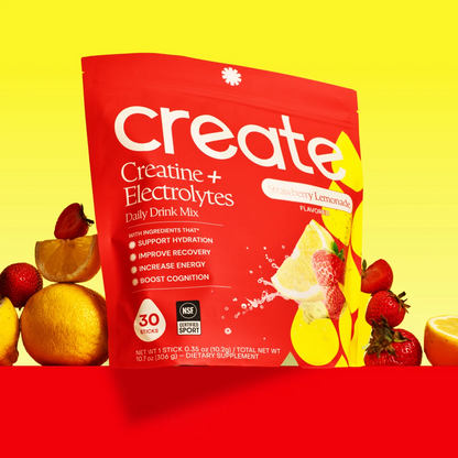 Creatine + Electrolytes Mix Strawberry Lemon
