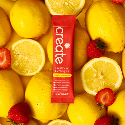 Creatine + Electrolytes Mix Strawberry Lemon