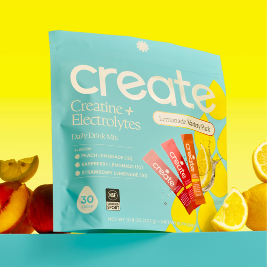 Creatine + Electrolytes Mix Variety Lemonade